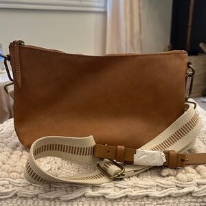 Madewell Leather Crossbody Bag with Adjustable Strap